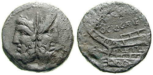 gargilia roman coin as